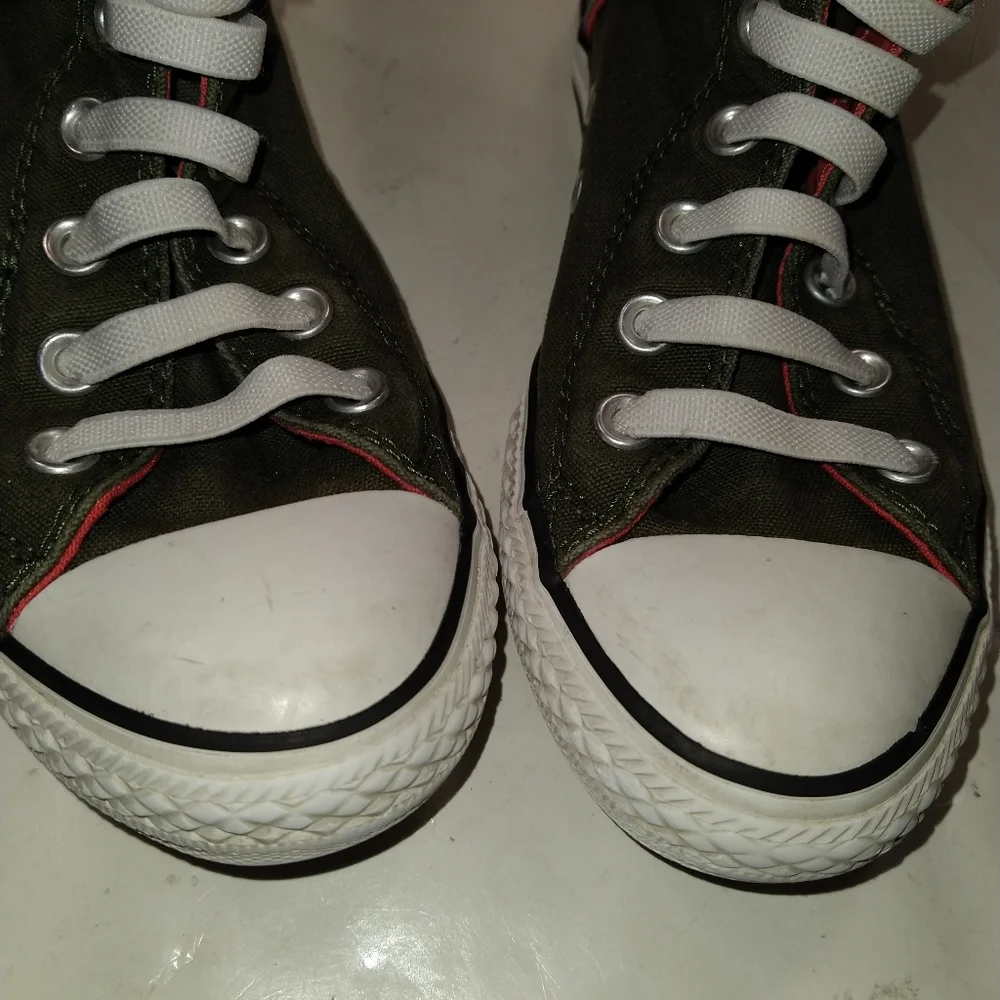 Converse Chuck Taylor All Star Green Easy Sneakers Kid's sz 3.